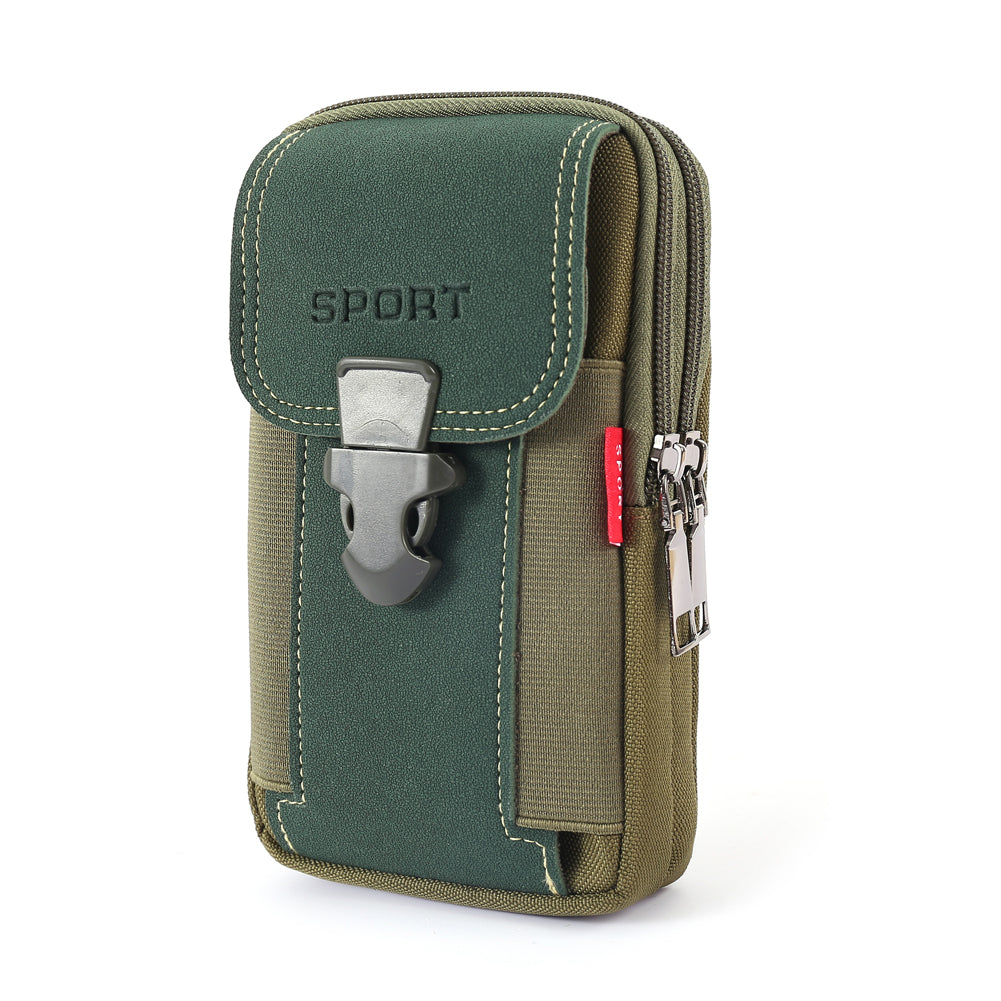 Bolso para teléfono móvil informal para hombre, bolso deportivo multifuncional para exteriores