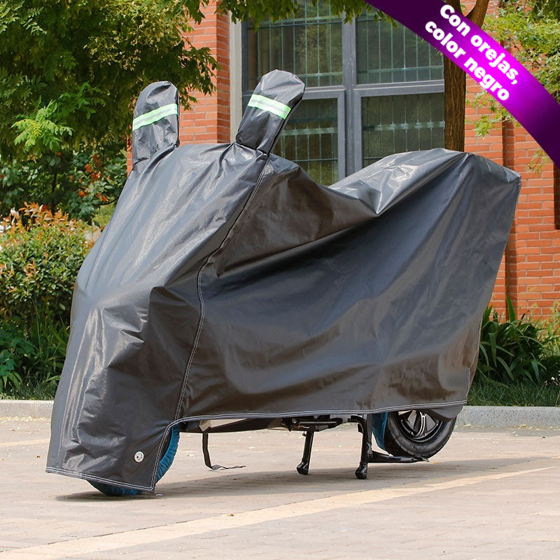 🔥🏍️🛵Funda impermeable para motocicleta con orificios para cerradura.