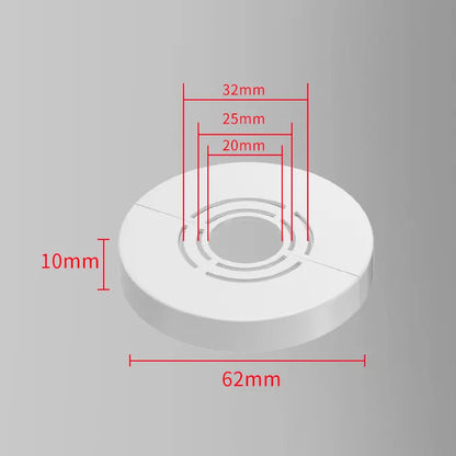 【10 modelos: 28 €】🔧 Cubretubos magnético – 🛠️ Diseño de dos piezas, instalación sin herramientas: cubre los huecos alrededor de las tuberías en segundos. Estética elegante. ¡Ideal para la cocina y el baño! ✨