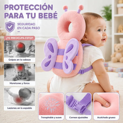 Almohadilla protectora para la cabeza de bebés y niños pequeños al caminar, anticolisión y anticaída.