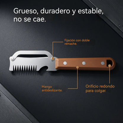 💥Compra 1 y llévate 1 gratis💥🔪Cortador y pelador multifuncional de acero inoxidable🧅