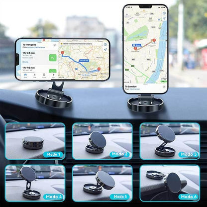 🔥【Compra 1 y llévate 1 gratis】✨ Nuevo soporte magnético potente para teléfono con rotación de 360 grados
