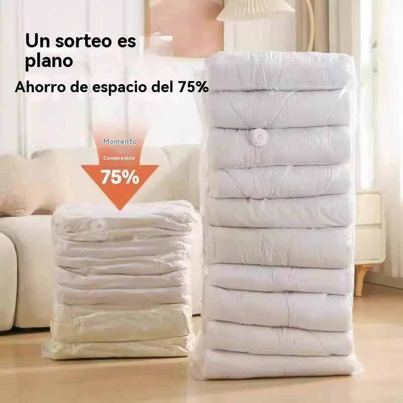 🔥【8 piezas】Bolsa de almacenamiento al vacío extragrande, compresión 3D y evaporación✨【Pequeño, Mediano, Grande, Extra Grande】