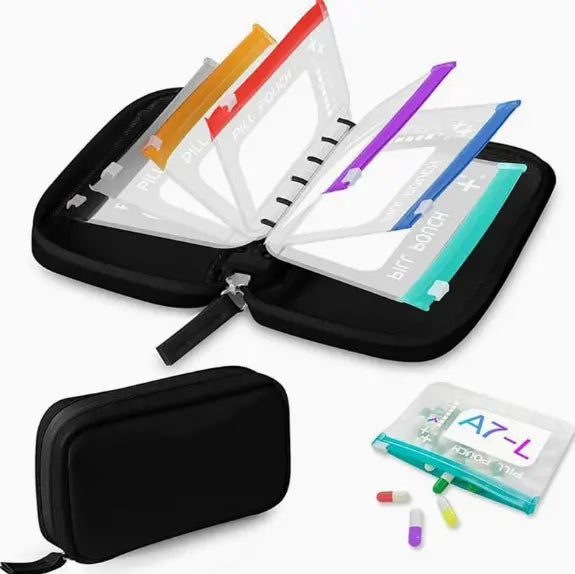 🧳 Organizador multifuncional de silicona: ¡Pastillas, joyas y monedas, todo perfectamente organizado en un solo lugar! 💎✨
