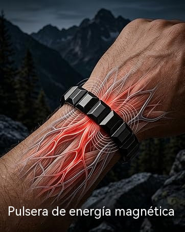 【Compra 1 y llévate 1 gratis】[2 piezas 25 euros]🔥Pulsera de energía de hematita y ónix negro｜Recupera tu fuerza y confianza masculina