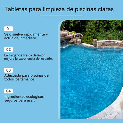 🔥Compre 1 y obtenga 1 gratis（2 botella）Pastillas efervescentes para la limpieza de piscinas
