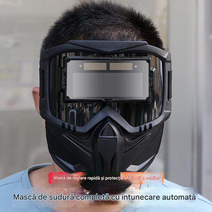 🔥🔥🔥🔥【Oferta especial】Casco de soldadura con oscurecimiento automático de cara completa
