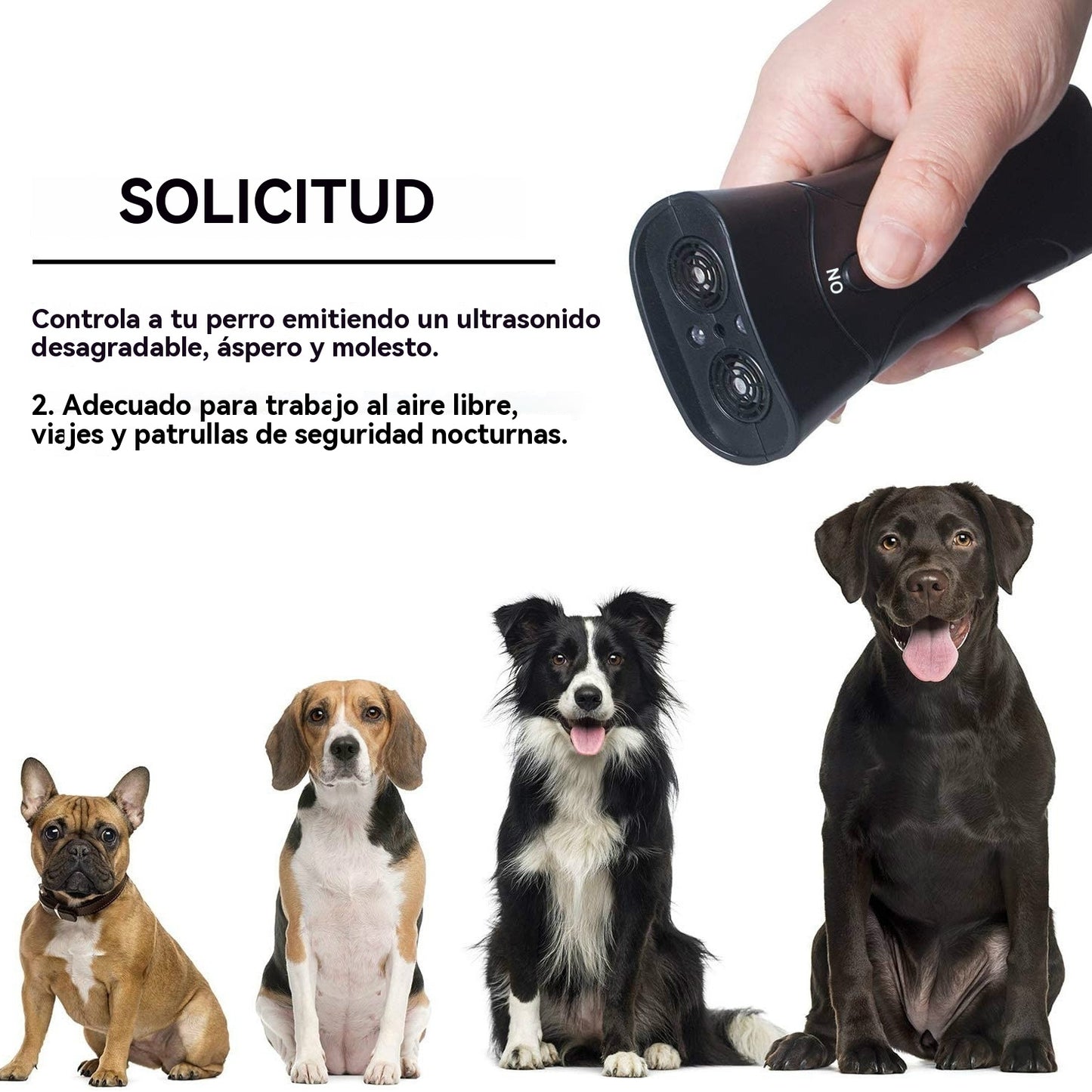 🐶🔥【Compra 1 y obten 1 gratis】 Ahuyentador Ultrasónico para Perros – Seguro, Portátil y Eficaz