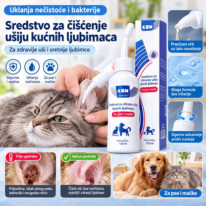 【2 komad】Sredstvo za čišćenje ušiju za pse i mačke