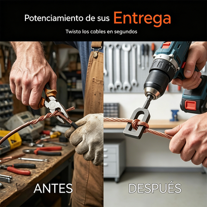 🛠️【Kupi jedan, dobi jedan gratis】Taladro universal con cable trenzado para taladros eléctricos