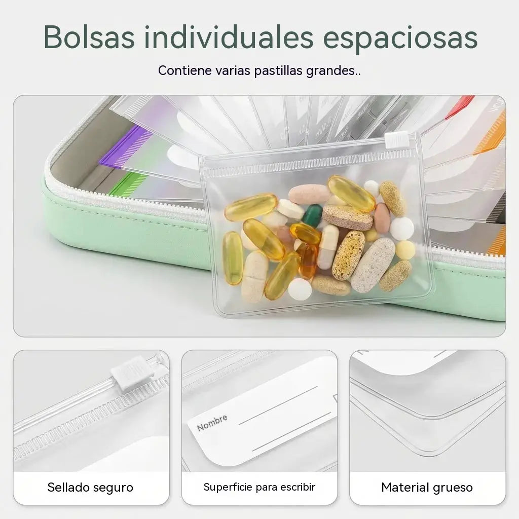 Organizador multifuncional de silicona: ¡Pastillas, joyas y monedas, todo perfectamente organizado en un solo lugar! 💎✨