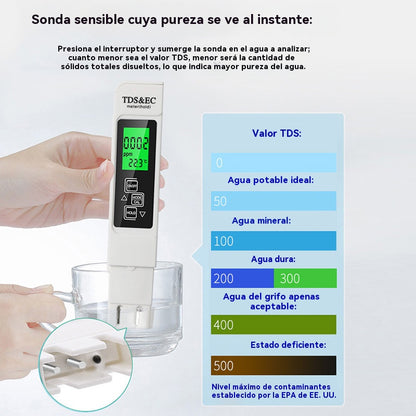 🔥Analizador digital de calidad del agua con medidor TDS