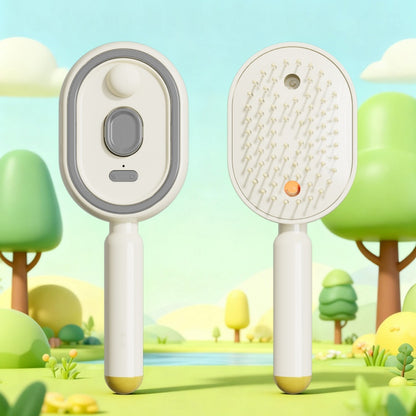 Cepillo eléctrico con pulverizador y masaje para el cabello ✨🔥
