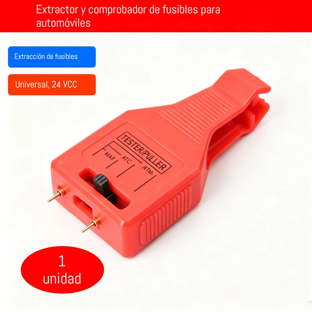 🚗💡⚡Probador de fusibles y clips de fusibles para automóviles con luz LED
