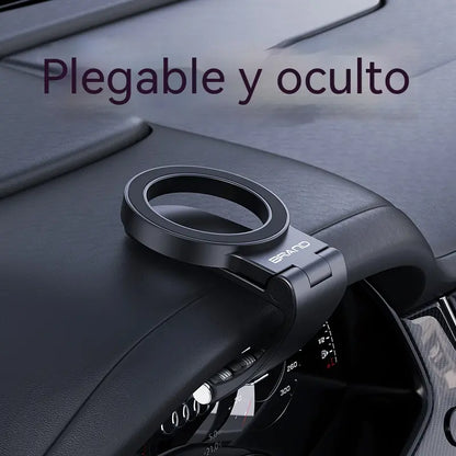 Soporte magnético para salpicadero de coche, plegable, para teléfono y navegador