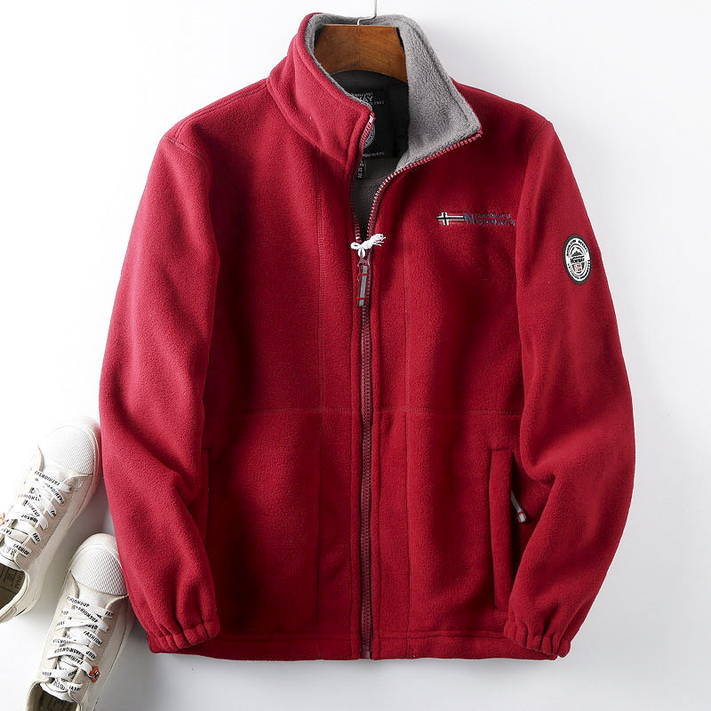 【XS-3XL】Chaqueta de Terciopelo Grueso de Lana para Hombre, Talla Grande, Cálida y Cómoda para Otoño e Invierno【40% de Descuento】