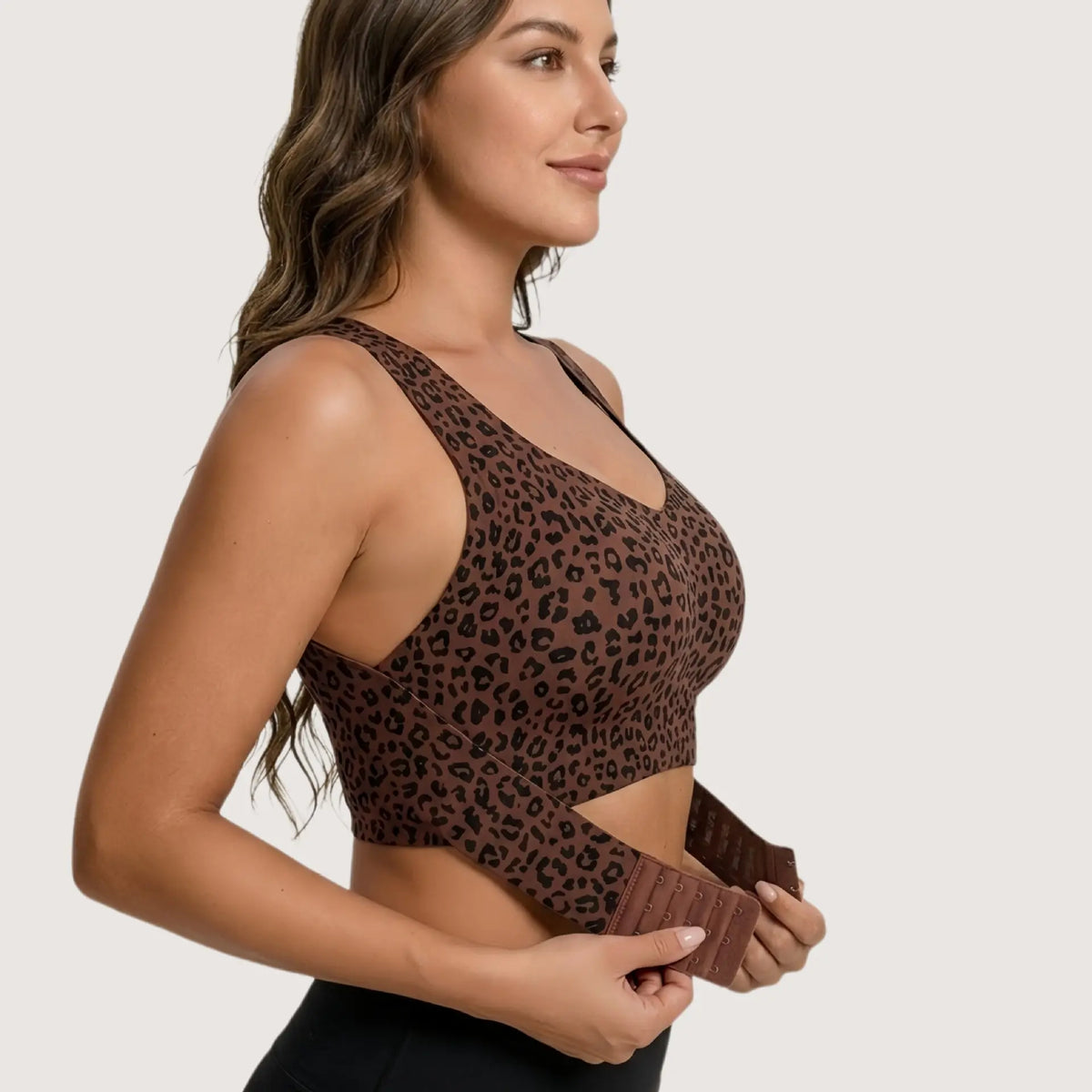 【 3 piezas】【S-2XL】Nuevo sujetador push-up sin aros con cierre frontal, espalda de sujeción, tirantes anchos para corregir la postura y alta elasticidad.-【40-90kg】