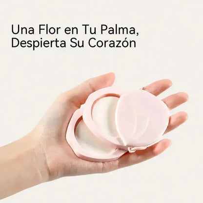 Jabonera portátil, jabón de doble capa con aroma floral, jabón desechable