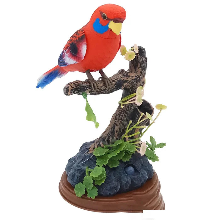 🦜Juguete inteligente para pájaros con sensor controlado por voz, juguete para loros que puede aprender a hablar