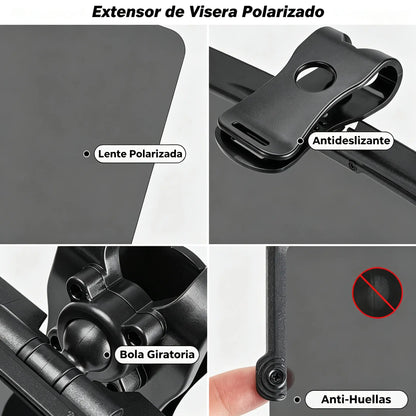 🚗😎Extensión de visera parasol antideslumbrante para coche！