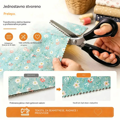 🔥Kupite jedan, dobijte jedan gratis✂️ Profesionalne nazubljene škare – Oštre nazubljene škare