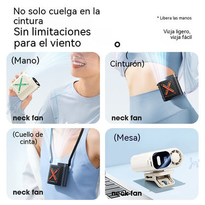 Mini ventilador multiusos para sombrillas, escritorios y exteriores