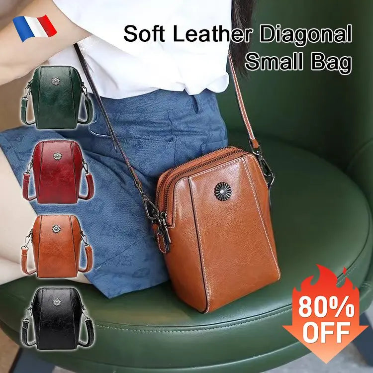 👜🎀 Oferta por tiempo limitado ⚡Bolso bandolera para teléfono de piel sintética para mujer
