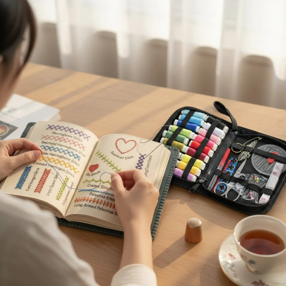 📖Libro de costura, 🧵✨Un libro de muestras de costura para entusiastas del bordado de lino