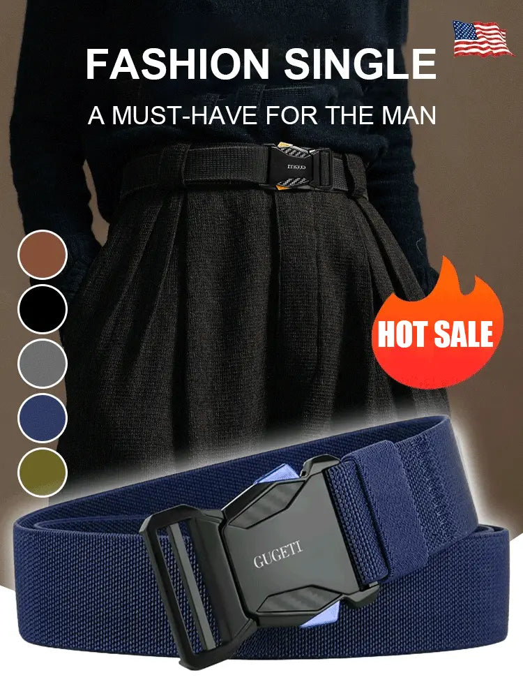 【120cm】Nuevo cinturón elástico alto para hombre（Imprescindibles para hombres）
