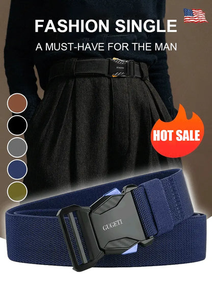 【120cm】Nuevo cinturón elástico alto para hombre（Imprescindibles para hombres）