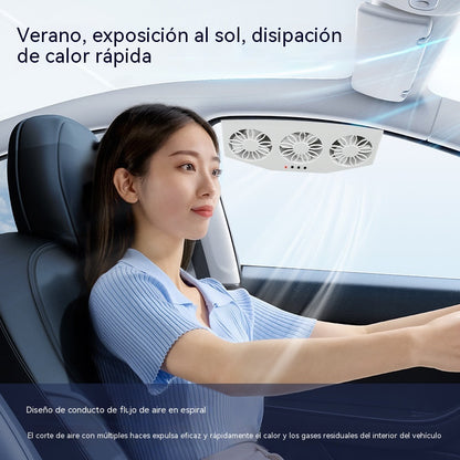 ☀️ Ventilador Solar de Alta Potencia – Aire Fresco Sin Gastar Electricidad