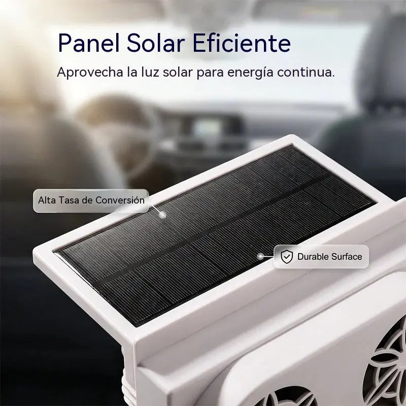 50%OFF🌀Ventilador para coche alimentado por energía solar