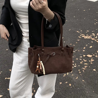 elegante bolso de hombro con asas para mujer