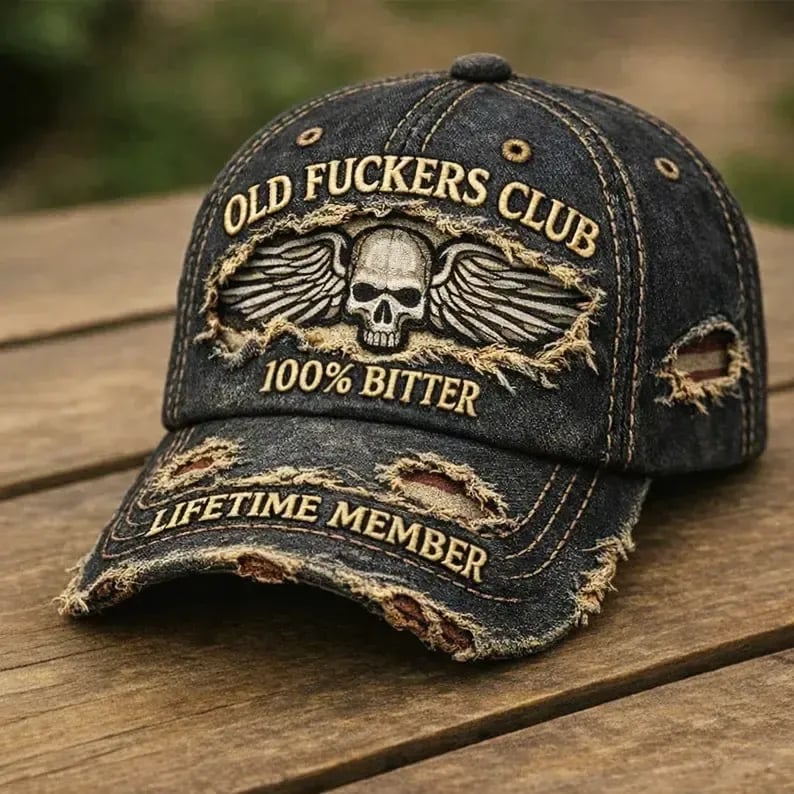 👍2 kus 660 Kč🧢Klub starých chlapů – Retro baseballová čepice
