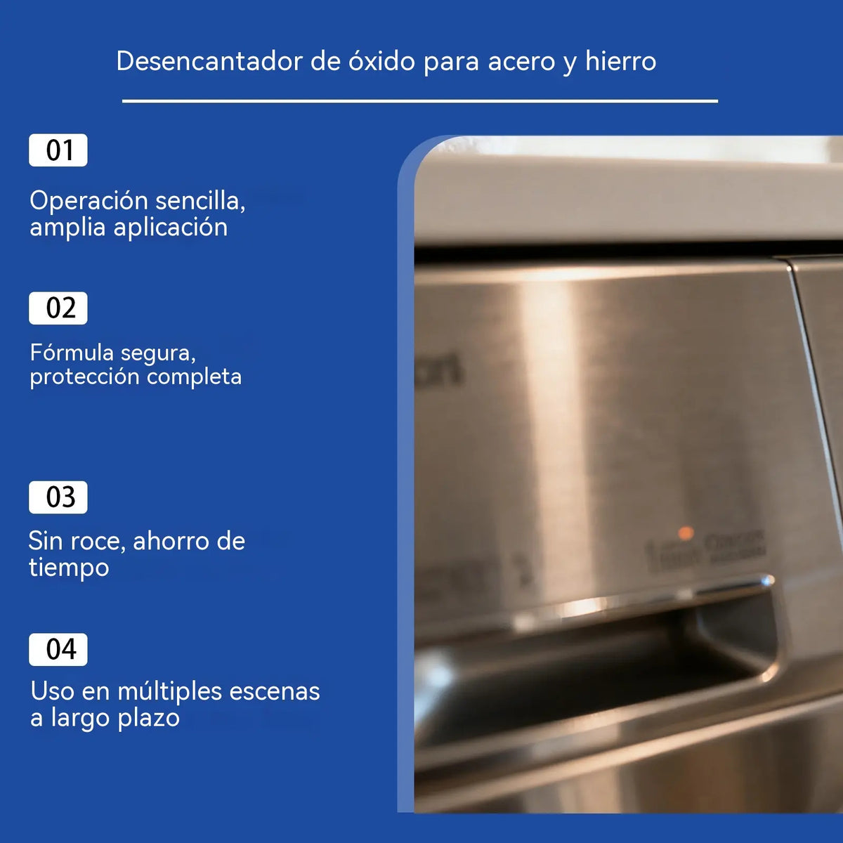 【Compra 1, llévate 1 gratis】🔥Nueva versión actualizada 2026💥 Solución para eliminar el óxido del acero