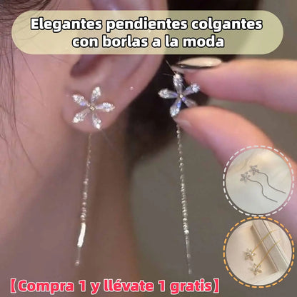 【Compra 1 y llévate 1 gratis】Elegantes pendientes colgantes con borlas a la moda