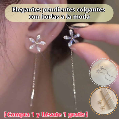 【Compra 1 y llévate 1 gratis】💎Elegantes pendientes colgantes con borlas a la moda