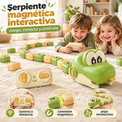 🐍🎮 Serpiente Magnética Teledirigida | Juguete Interactivo con Control Remoto para Niños
