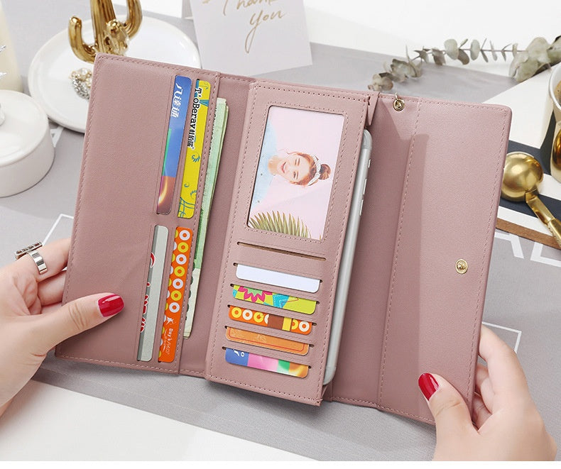 🔥🔥👜【50%OFF】Nueva cartera de cuero multicapa para mujer de moda 2026