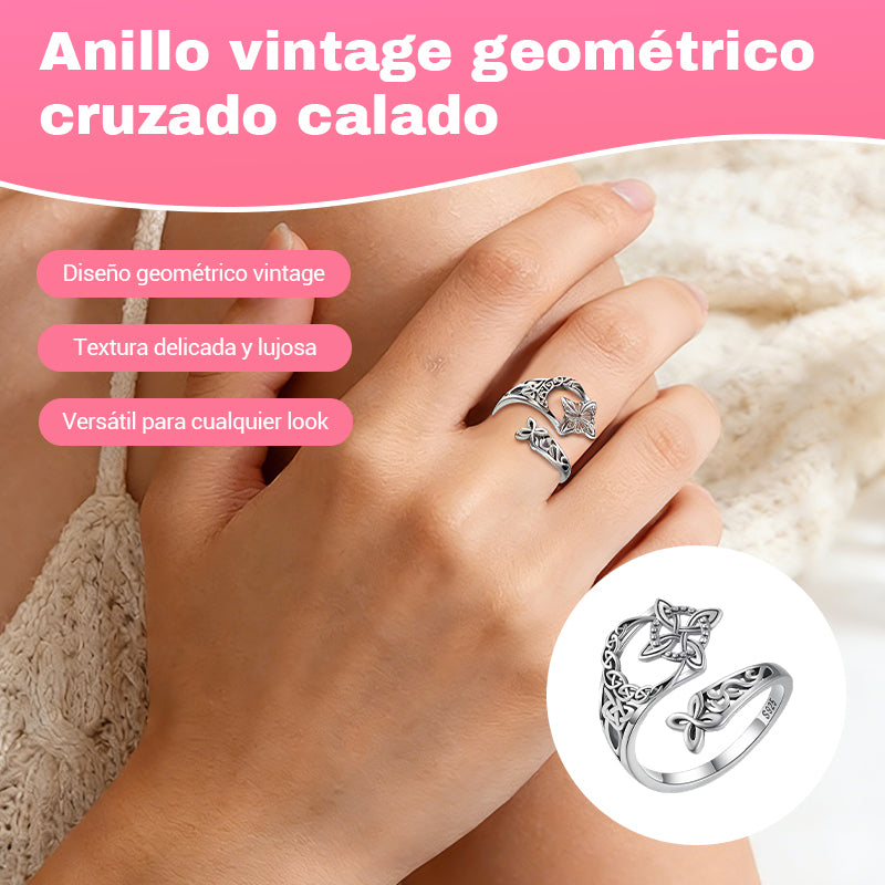 Anillo de nudo celta de plata S925 con compra 1 y llévate 1 gratis
