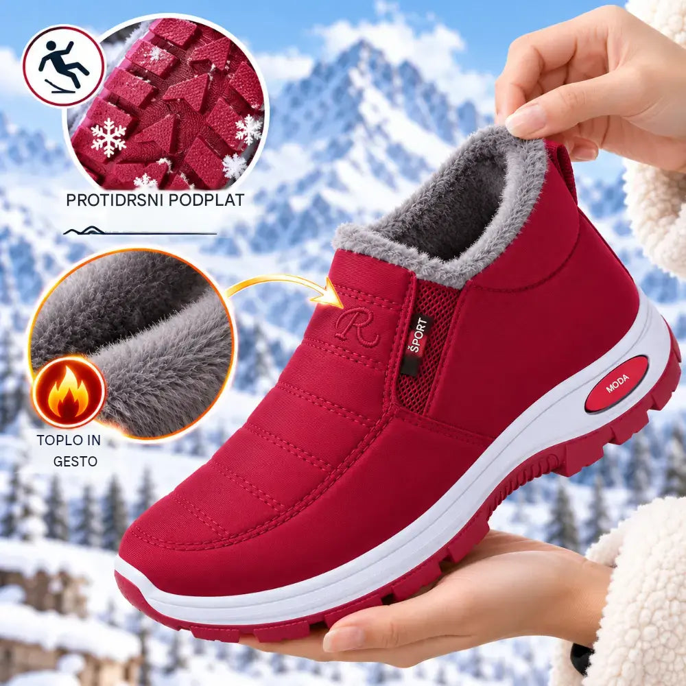 【35–47】Zimski škornji s krzneno podlogo! Zagotavljajo toplino in varnost pri hoji! ❄️🔥👢