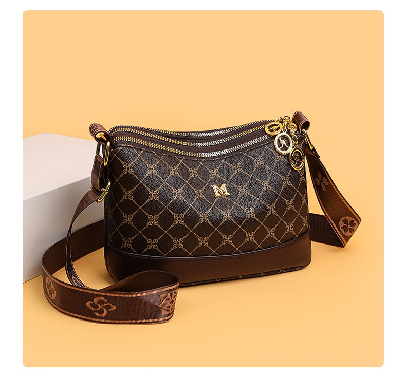 Bolso de hombro multicapa de moda para mujer, nuevo modelo 2026