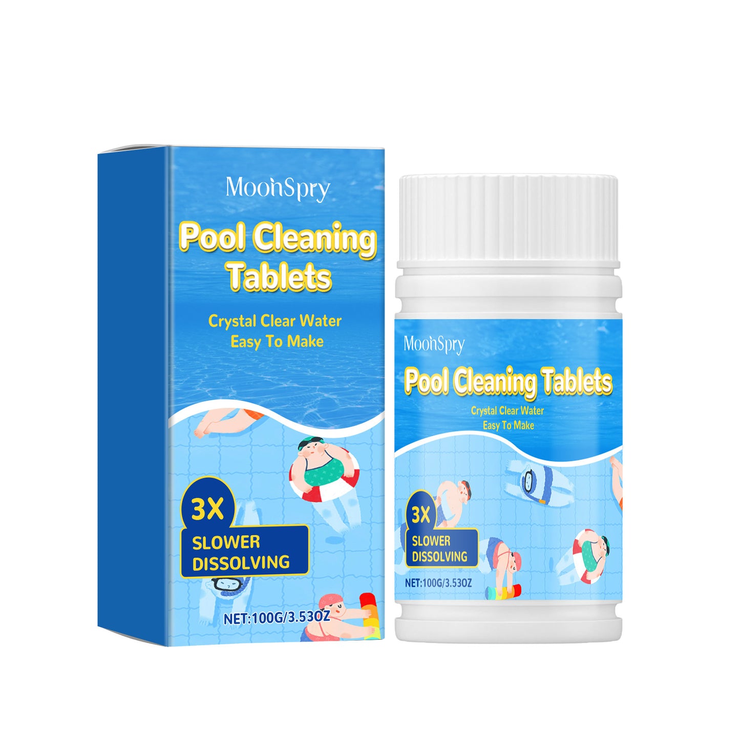 🔥Compre 1 y obtenga 1 gratis（2 botella）Pastillas efervescentes para la limpieza de piscinas