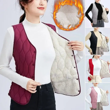 💟M-5XL🔥Novi lagani topli prsluk bez rukava za jesen i zimu