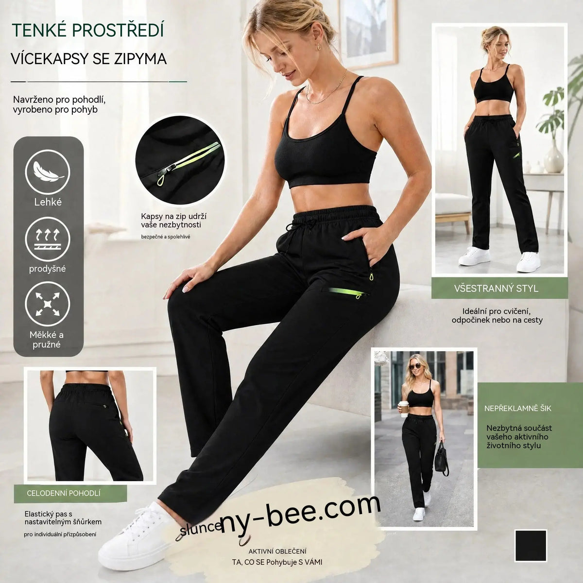 ⏳ Časově omezená nabídka 🔥 Dámské cargo kalhoty rovného střihu — Elastický pas; ideální do práce, na cesty i pro každodenní nošení 👖✨