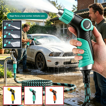 👍【Producto más vendido】Pistola de agua a alta presión para descarga doméstica, conectada a la tubería del grifo.