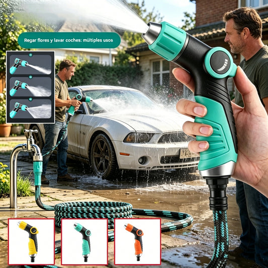 👍【Producto más vendido】Pistola de agua a alta presión para descarga doméstica, conectada a la tubería del grifo.