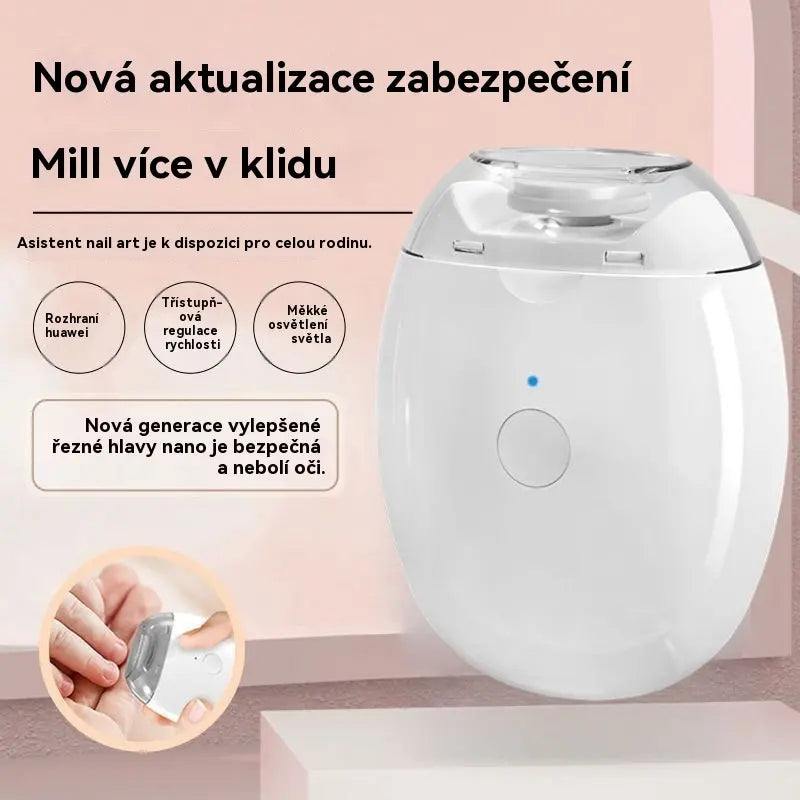 👍❤Nejnižší cena po omezenou dobu💅 ✨ Automatický pilník na nehty 1, bezpečná a šetrná péče o nehty 👶🔧