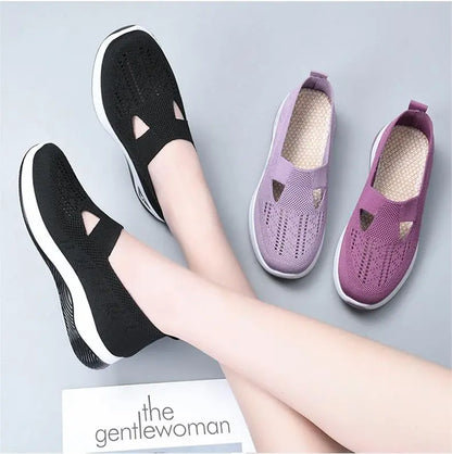 💞【Tallas 35-40】Zapatos casuales para mujer con suela gruesa, antideslizantes, cómodos y transpirables.
