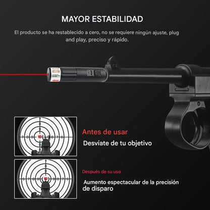 🔥Precio más bajo por tiempo limitado🎉Juego de mira láser roja ajustable